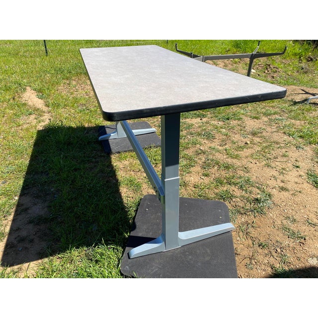 Hand Crank Adjustable Height Desk Table Chairish