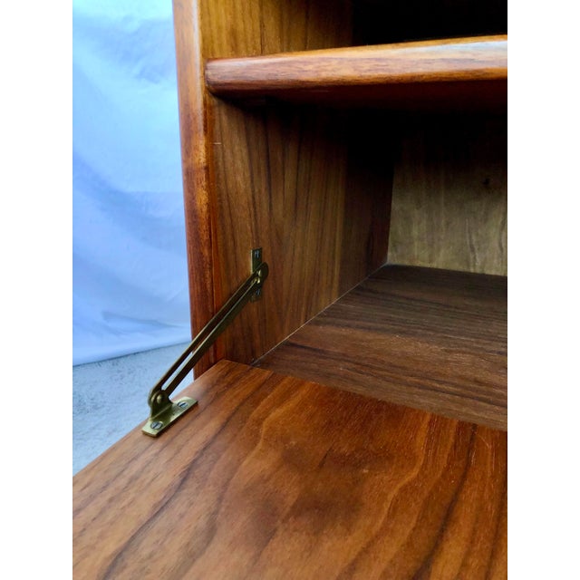 Wood 1960s In Style of Arne Vodder Odense Danish Teak Nightstand For Sale - Image 7 of 9