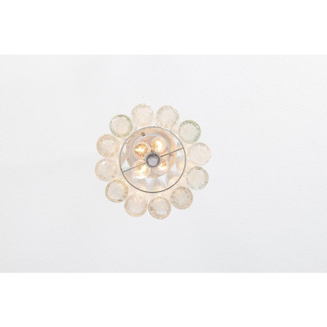 Large Murano Tubes Pendant Light attributed to Doria, 1970s For Sale - Image 11 of 15