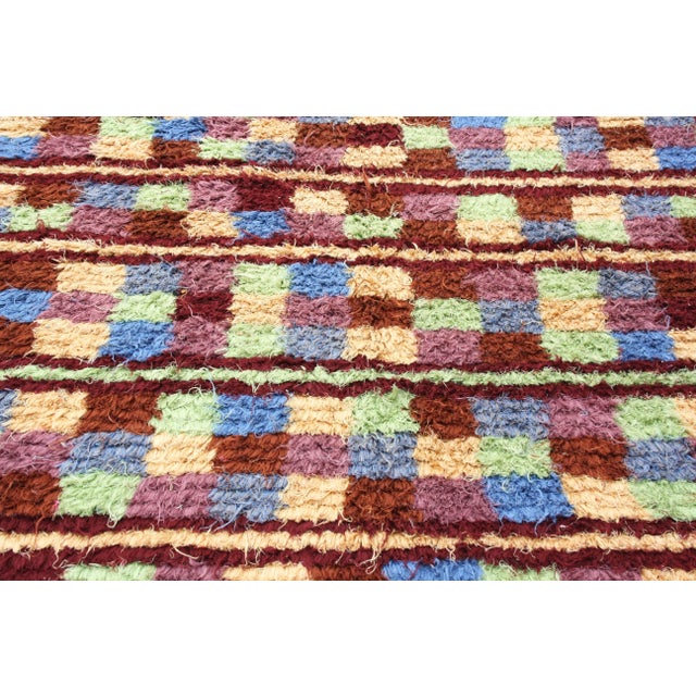 Mid 20th Century Mid 20th Century Vintage Moroccan Rug - 4'9" X 9' For Sale - Image 5 of 6