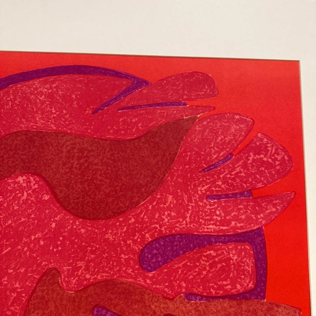 1980s Pedro Coronel Abstract Dove Modern Art Lithograph For Sale In San Diego - Image 6 of 9