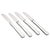 Lunch Knives in Stainless Steel and Sterling Silver by Georg Jensen, 1940s, Set of 4 For Sale - Image 6 of 6