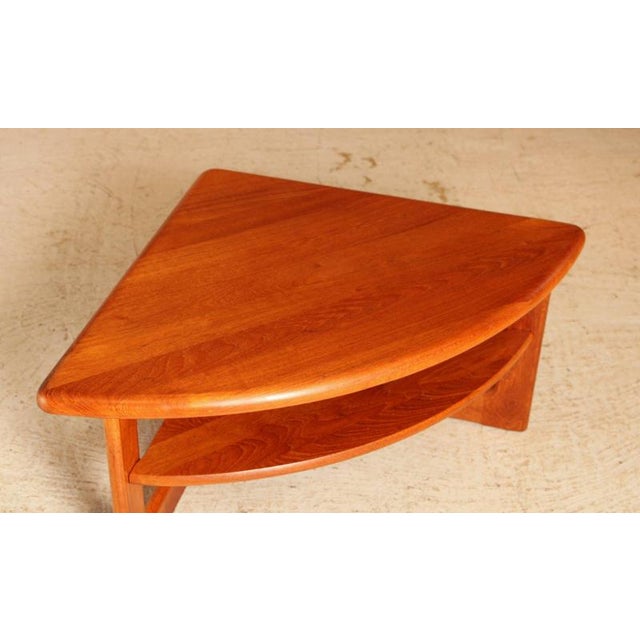Mid-Century Modern Danish Teak Coffee Table by S. Burchardt-Nielsen, 1970s For Sale - Image 4 of 11