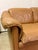 Low Profile Sofa in Cognac Brown Leather in the Manner of Niels Eilersen, 1980's For Sale - Image 9 of 11