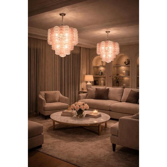 Italian Chandelier in Murano Glass, 1980s For Sale - Image 12 of 18