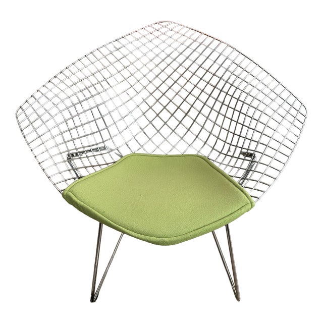 Diamond Lounge Chair by Harry Bertoia for Knoll Inc., 2010s For Sale