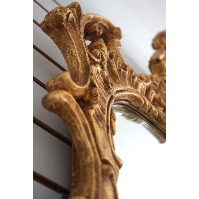 Friedman Brothers Model 6616 Gold Frame Mirror For Sale - Image 9 of 11