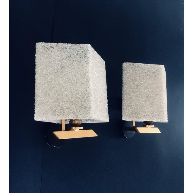 French Flush Mounted Wall Lamp Set, 1960s, Set of 2 For Sale - Image 9 of 15