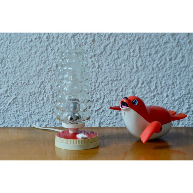 Glass Vintage Table Lamp, 1950s For Sale - Image 7 of 7