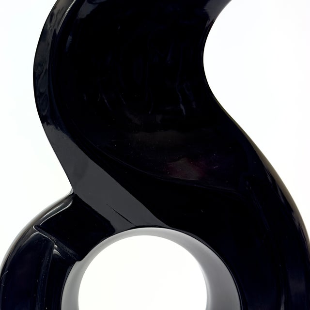 Stone 1980s "La Flama" Black Marble Table Sculpture by Leonard Nierman For Sale - Image 7 of 8