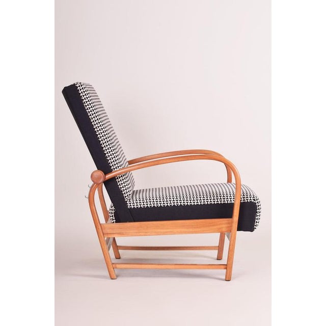 1930s Art Deco Walnut Lounge Chairs attributed to Thonet, Germany, 1930s, Set of 2 For Sale - Image 5 of 11