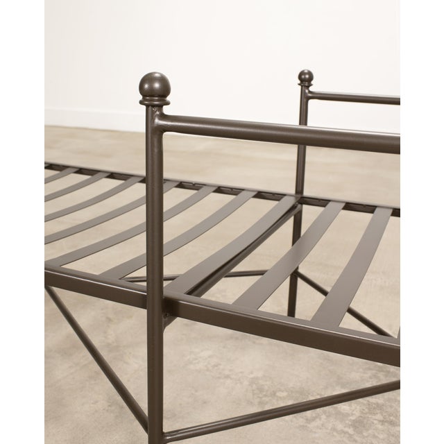 Set of Three Mario Papperzini Style Wrought Iron Chaise Longues For Sale - Image 16 of 18