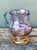 Late 20th Century Vintage Boho Iridescent Glass Pitcher For Sale - Image 5 of 7