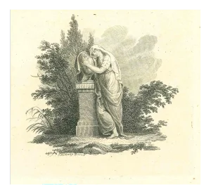 Thomas Holloway, Historical Woman, Original Etching, 1810