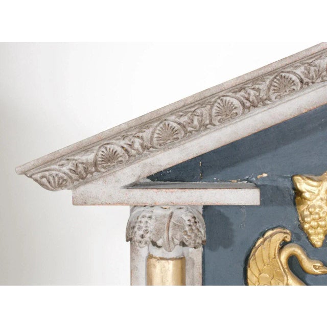 Swedish Painted and Gilded Mirror, 1805 For Sale - Image 3 of 6