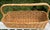 Vintage XXL Handwoven Basket 30" X 16" For Sale - Image 4 of 9