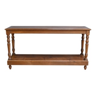 Drapers Table in Oak and Fir For Sale