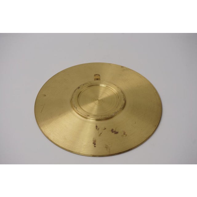 Metal Mid-Century Mosaic Bowl or Wall Plate by R. Zimmermann for Ritter, 1950s For Sale - Image 7 of 9
