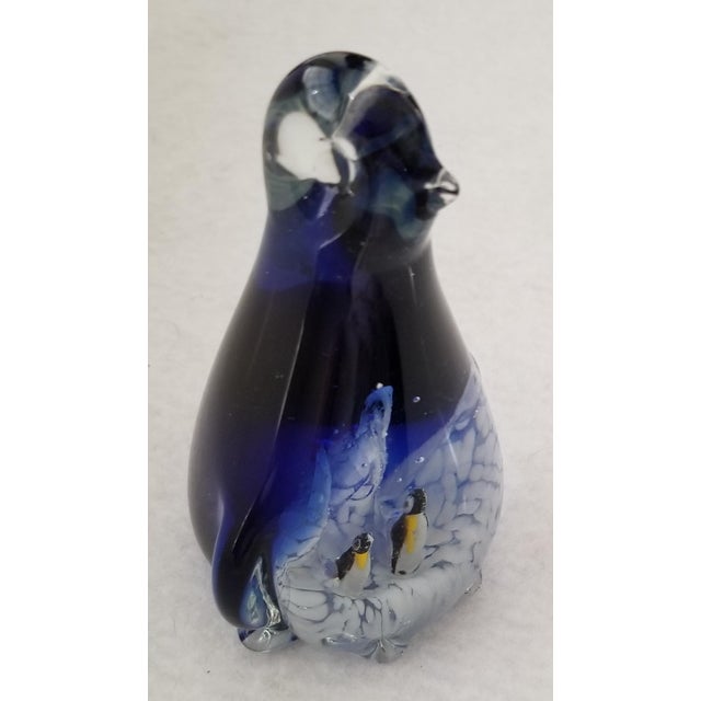 Mid-Century Modern 1950s Murano Glass Penguin Paperweight For Sale - Image 3 of 8