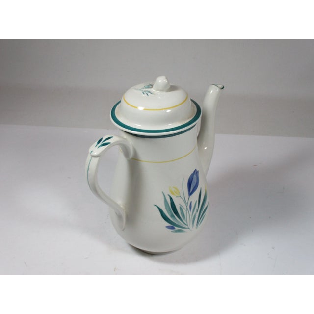 Vintage Adams English Ironstone Coffee Pot For Sale - Image 4 of 10