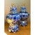 Blue Vintage Blue and White Ceramic Lidded Jars - Pair For Sale - Image 8 of 12