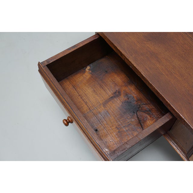 19th Century Spanish Farmhouse Rustic Chestnut Coffee Table For Sale - Image 15 of 17