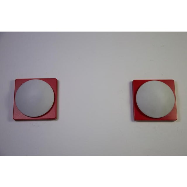 Mid-Century Red Wall Lamps attributed to Paul Neuhaus, 1960s, Set of 2 For Sale - Image 14 of 18