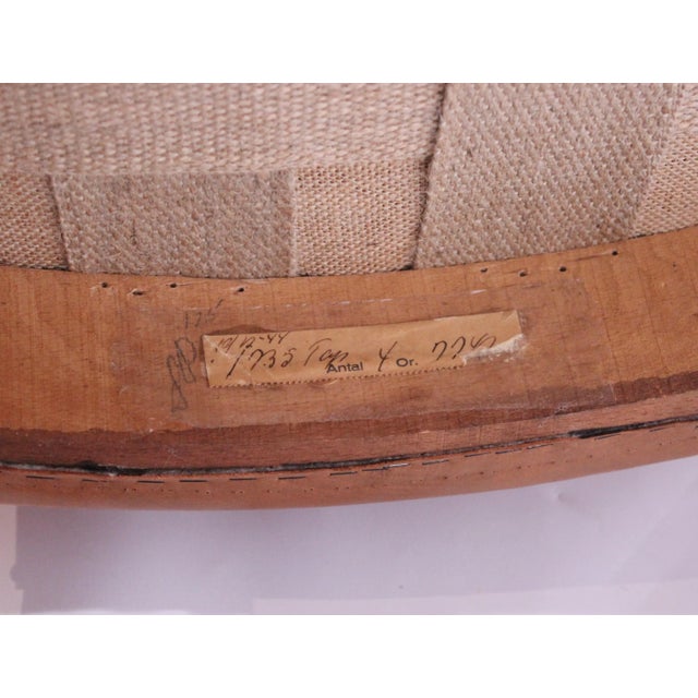 Cognac Leather Armchair from Fritz Hansen, 1944 For Sale - Image 12 of 13