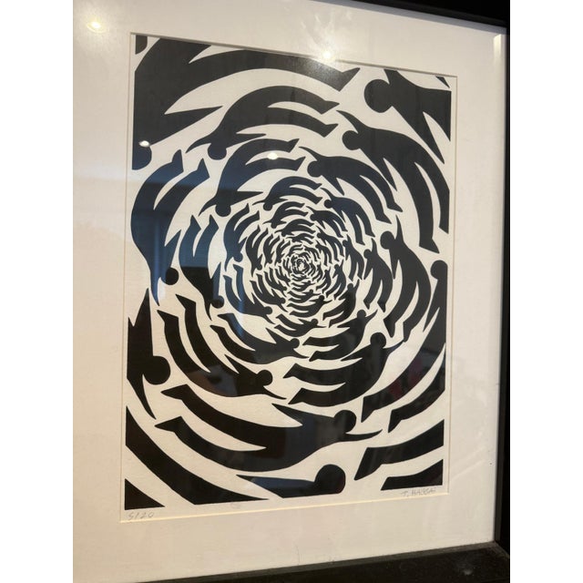 Contemporary Théo Haggai, Tourbillon, 2021, Lithograph For Sale - Image 3 of 6