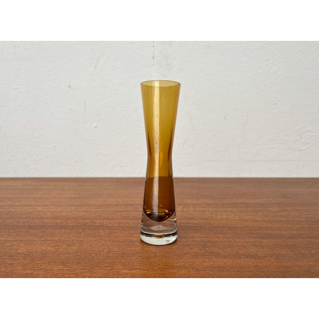 Mid-Century Modern Diabolo Glass Vase from Riihimäki Lasi, 1960s For Sale - Image 6 of 15