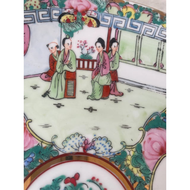 Vintage Japanese Porcelain Decorative Platter - Stamped For Sale - Image 4 of 8
