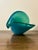A striking and sculptural 1970s Murano art glass bowl, hand blown in thick, luminous opaline glass. The form beautifully...