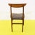 Brown Wooden Chair with Brown Upholstered Seat For Sale - Image 8 of 11