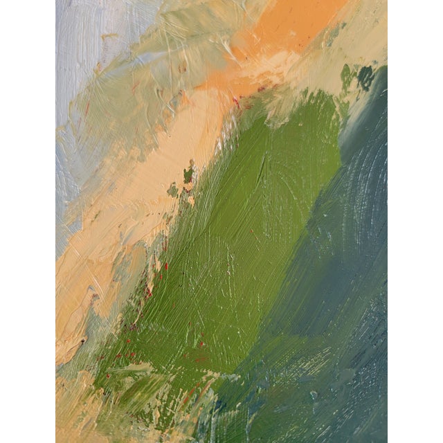 Cliffside 3, Mixed Media Expressionist Seascape Landscape Oil Painting For Sale - Image 14 of 14