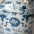 Blue Pair of Chinese Blue and White Glazed Jars With Foo Dog Lid Finials For Sale - Image 8 of 14