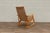 Mid-Century Modern Yugoslavian Woven Rocking Chair & Folding Ottoman | Circa 1960s For Sale - Image 12 of 18