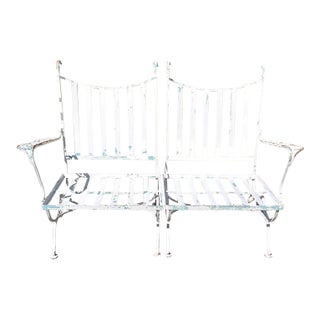 1960s Woodard Andalusian Right and Left Armchair For Sale