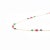 18k Yellow Gold Emerald Ruby & Sapphire Beaded Necklace for Women For Sale In New York - Image 6 of 15