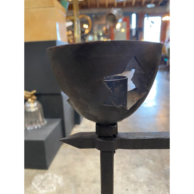 1940s Italian Iron Candelabra For Sale In Los Angeles - Image 6 of 8