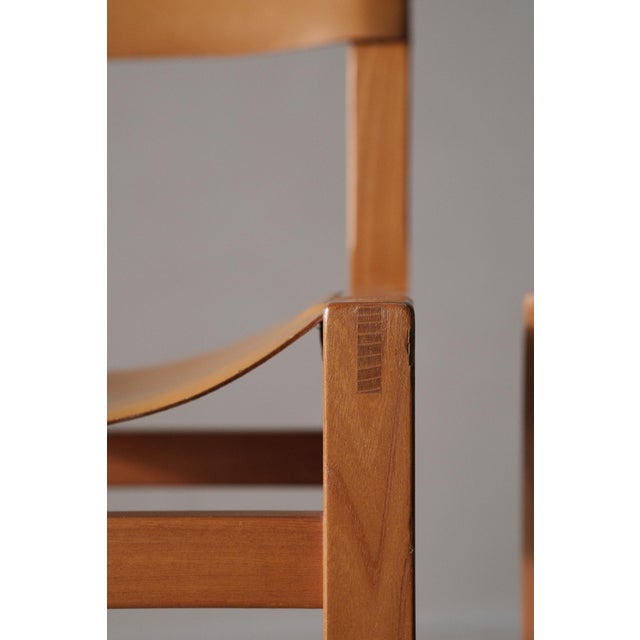 Brutalist Vintage Dining Chairs from Maison Regain, 1970s, Set of 4 For Sale - Image 3 of 18