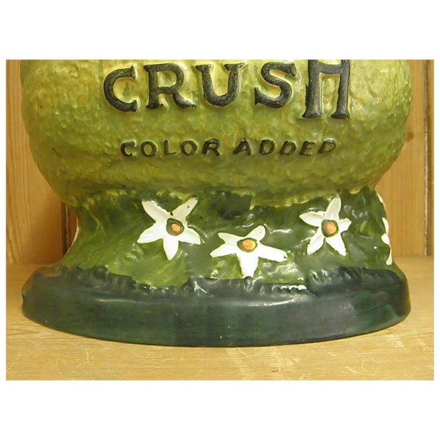 Rare 1910-20s Wards Lime Crush Syrup Dispenser For Sale - Image 4 of 18