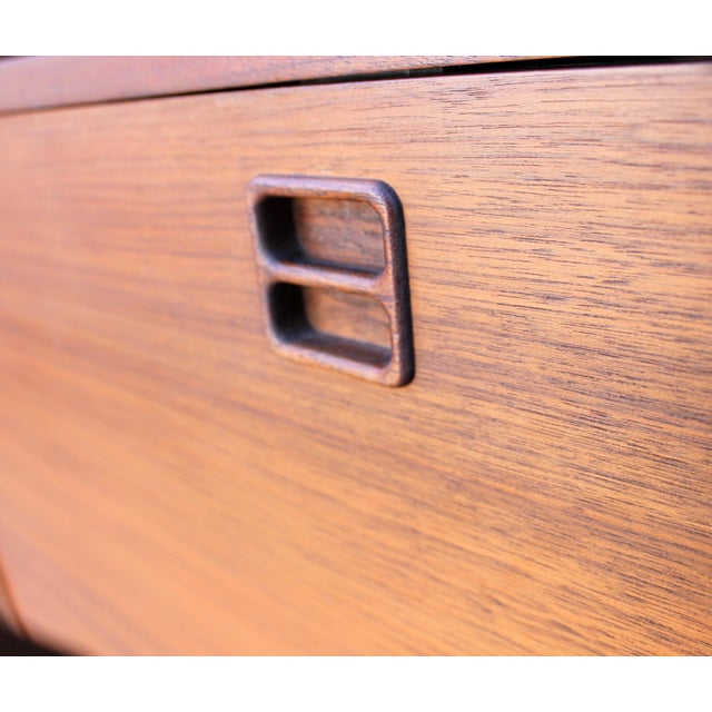 1960s Mid Century Danish Room Divider Bookcase For Sale - Image 5 of 5