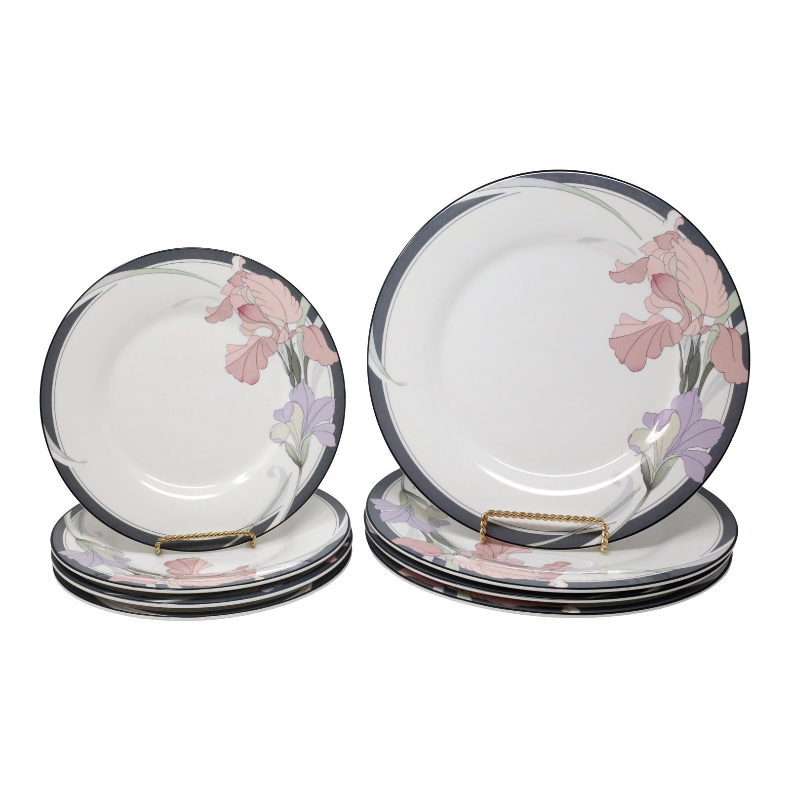 オールドノリタケ、里帰り品です。Old Noritake flower base Set of Nine Vintage Noritake Bone China Magnificence Pattern