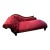 Antique Tufted Victorian Red Chaise Lounge For Sale