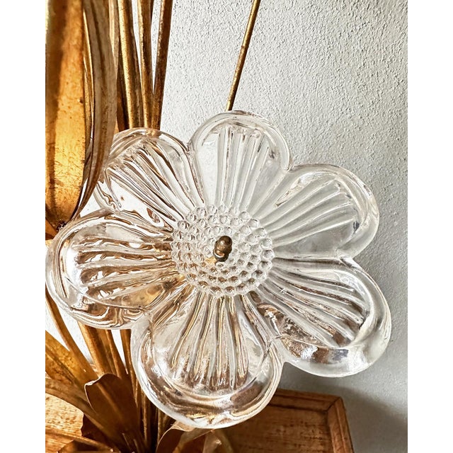 Gold Vintage Floor Lamp by Hans Kögl, 1970s For Sale - Image 8 of 15