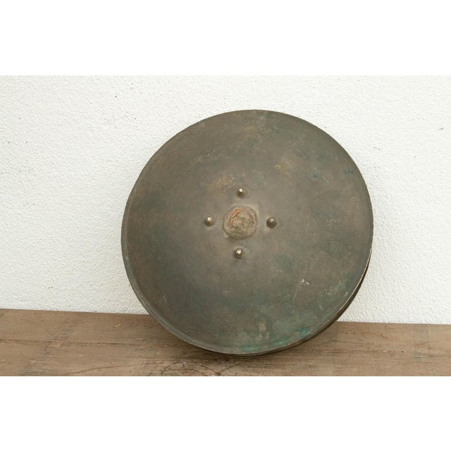 Metal Rare Patinated Bronze Urli From Southern India For Sale - Image 7 of 8