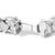 Contemporary 14K White Gold 8 1/5 Cttw Diamond Geometric Twisted Link Bracelet For Sale - Image 3 of 4