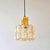 Mid-Century Modern Large Amber Diamond Glass Ceiling Light by Helena Tynell for Limburg, Germany, 1960s For Sale - Image 3 of 10