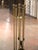 Vintage French Brass Fireplace Four-Piece Tool Set on Stand For Sale - Image 4 of 7