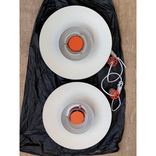 Blue Vintage Blue Model Ph 4/3 Pendant Lamps by Poul Henningsen for Louis Poulsen, 1970s, Set of 2 For Sale - Image 8 of 11